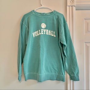 Comfort Colors Seafoam Volleyball Pullover